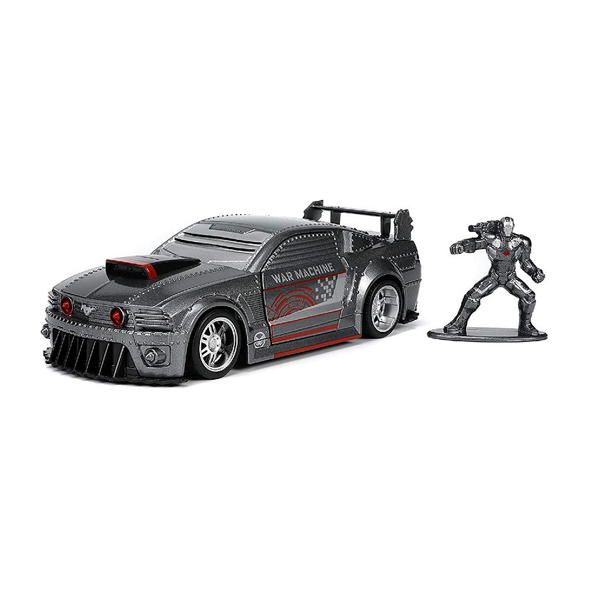 Marvel 1:32 War Machine 2006 Ford Mustang GT Diecast Car and Figure Image