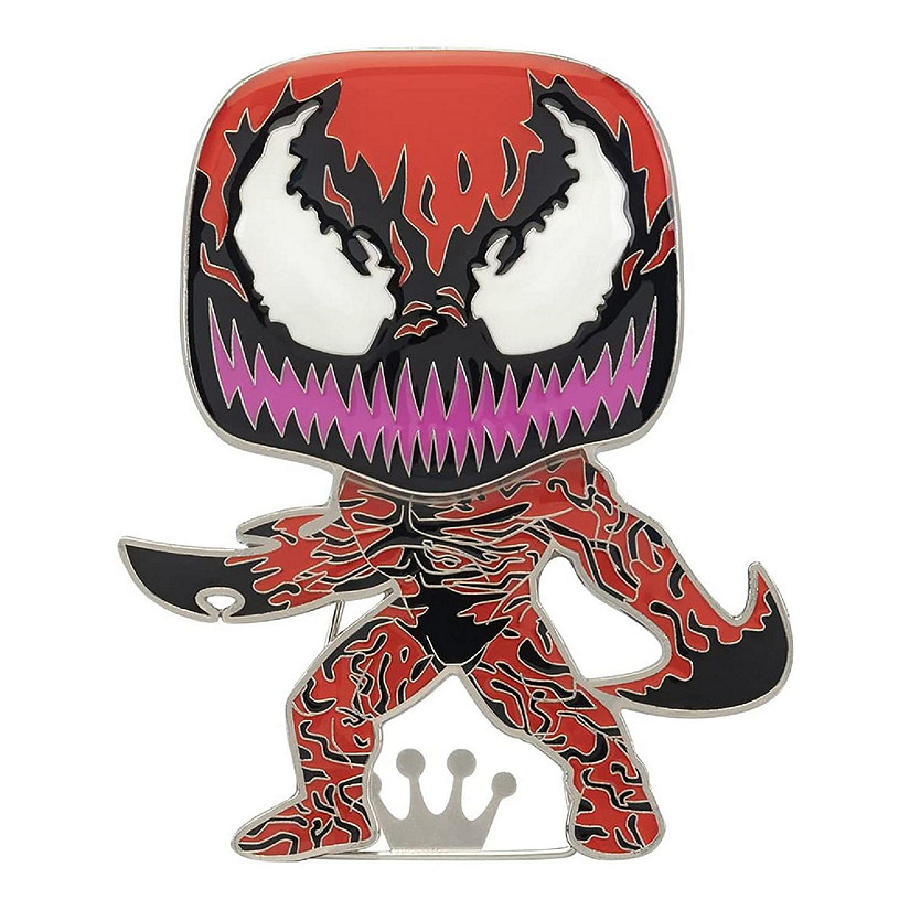 Marvel 3 Inch Funko POP Pin  Venom Carnage Image