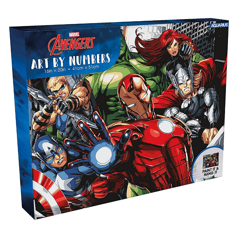 Marvel Avengers Art-By-Numbers Craft Kit Image
