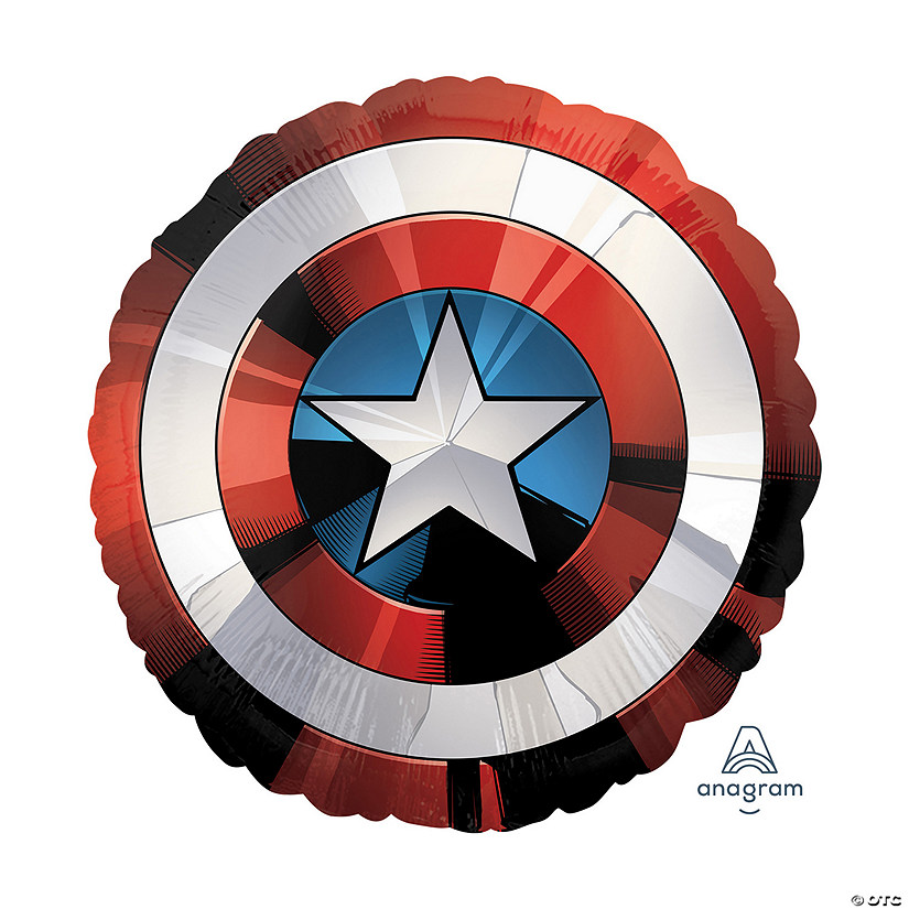 Marvel Avengers&#8482; Captain America's Shield 28" Mylar Balloon Image