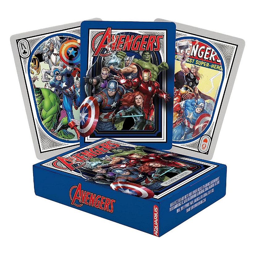Marvel Avengers Nouveau Playing Cards Image