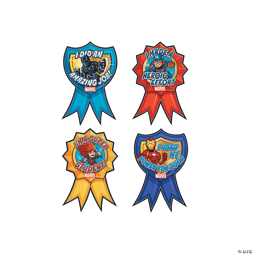 Marvel Avengers&#8482; Reward Badge Stickers - 40 Pc. Image
