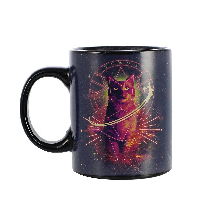 Marvel Captain Marvel Heat Reveal Goose Cat 11oz Ceramic Mug Image