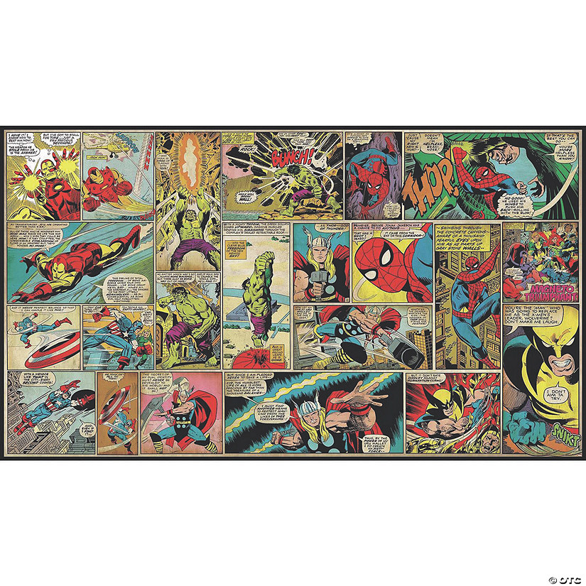 Marvel Classics Comic Panel Mural Image