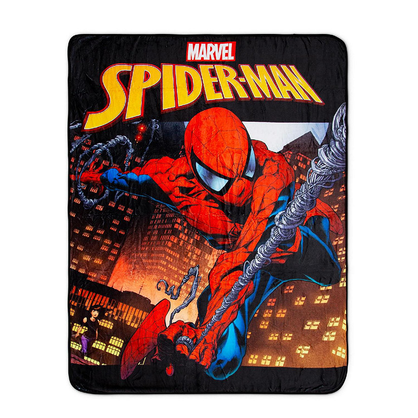 Marvel Comics Spider-Man: One More Day Fleece Throw Blanket  45 x 60 Inches Image