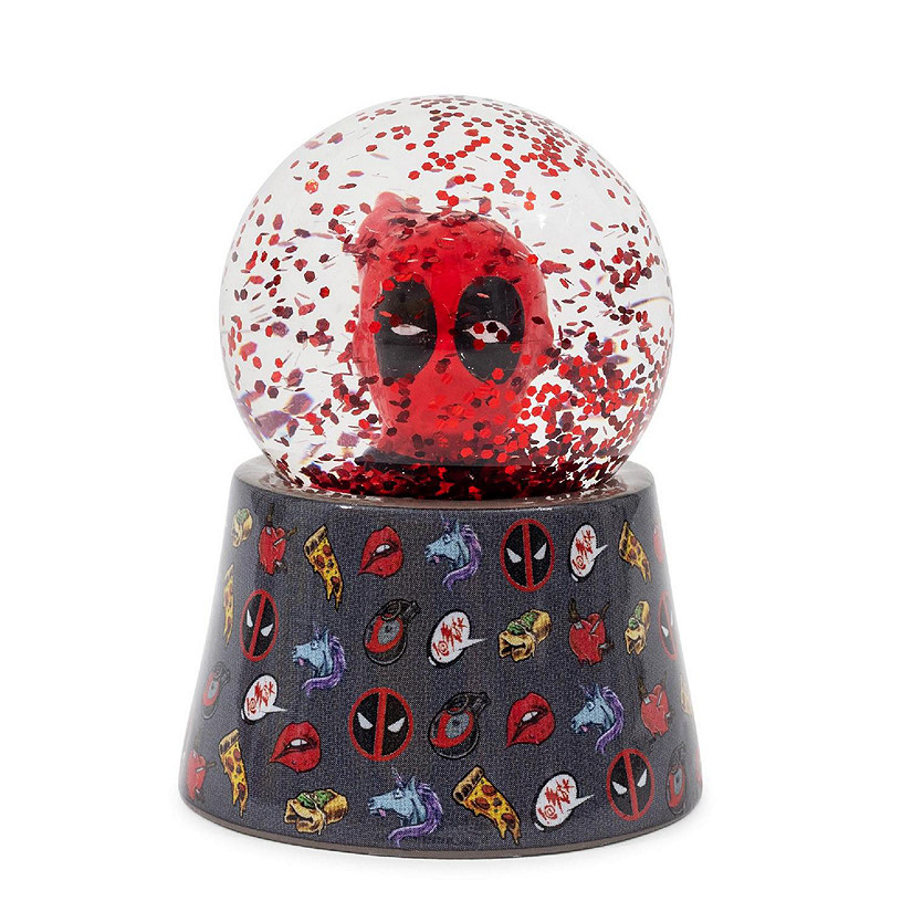Marvel Deadpool 3-Inch Mini Light-Up Snow Globe Image