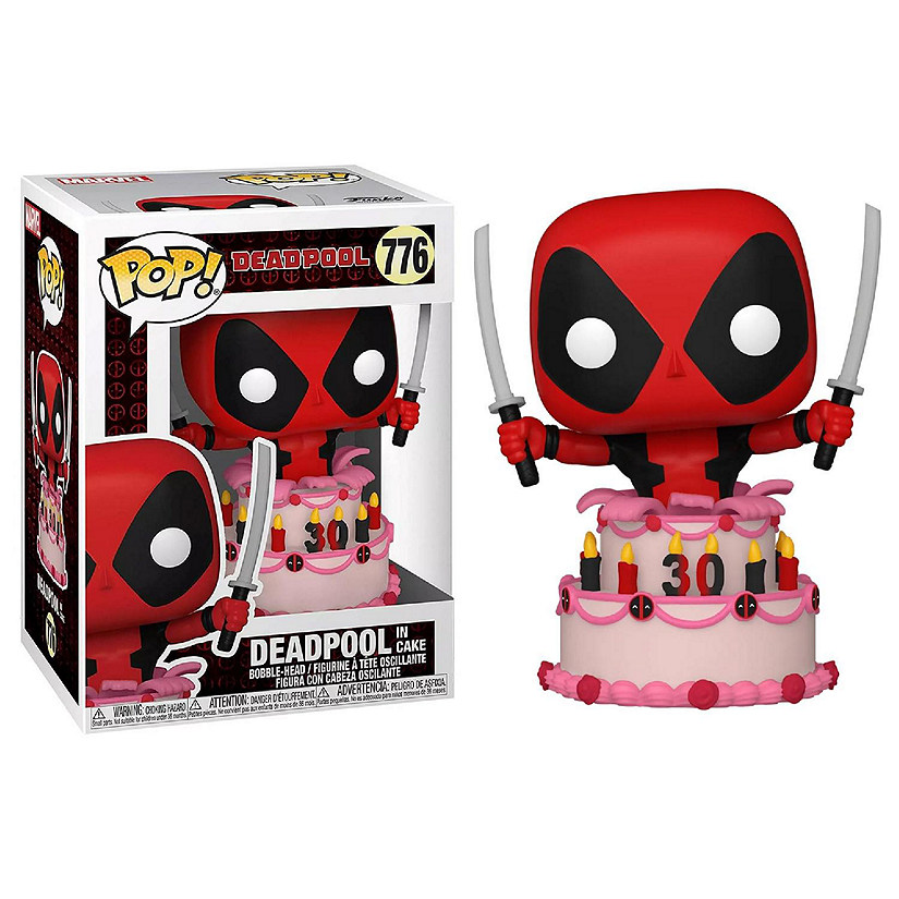 Marvel Funko POP  Deadpool in Cake Image
