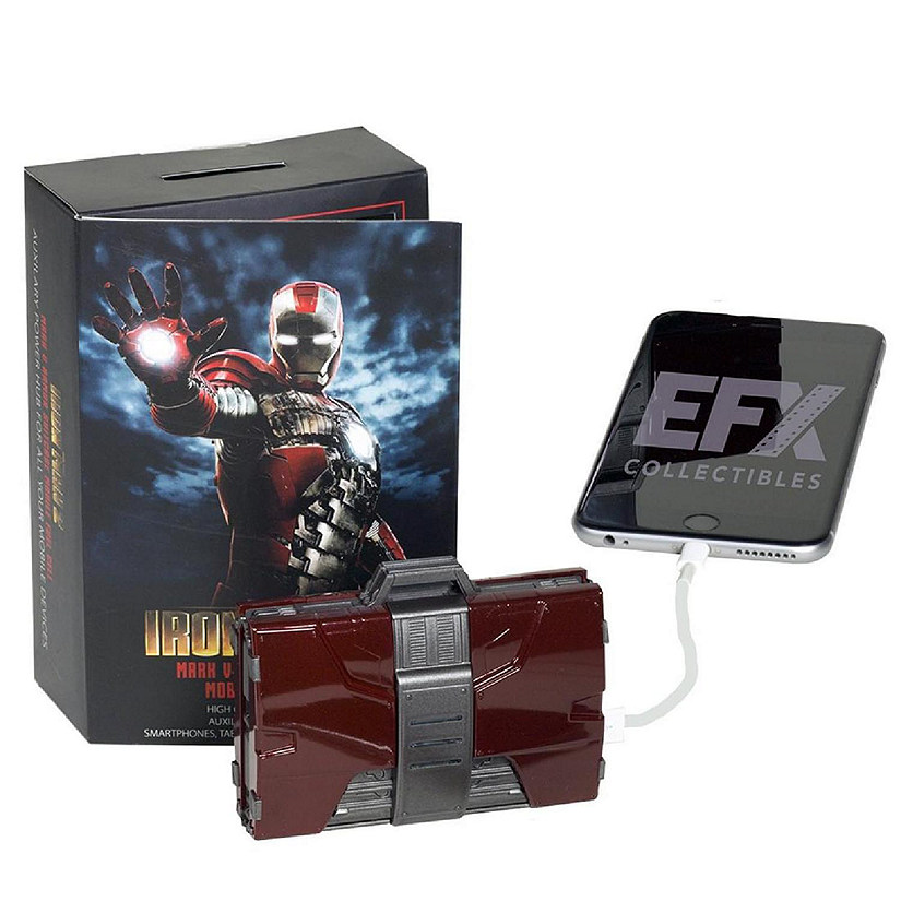 Marvel Iron Man Mark V Armor Suitcase Mobile Battery Charger (1/4 Scale) Image