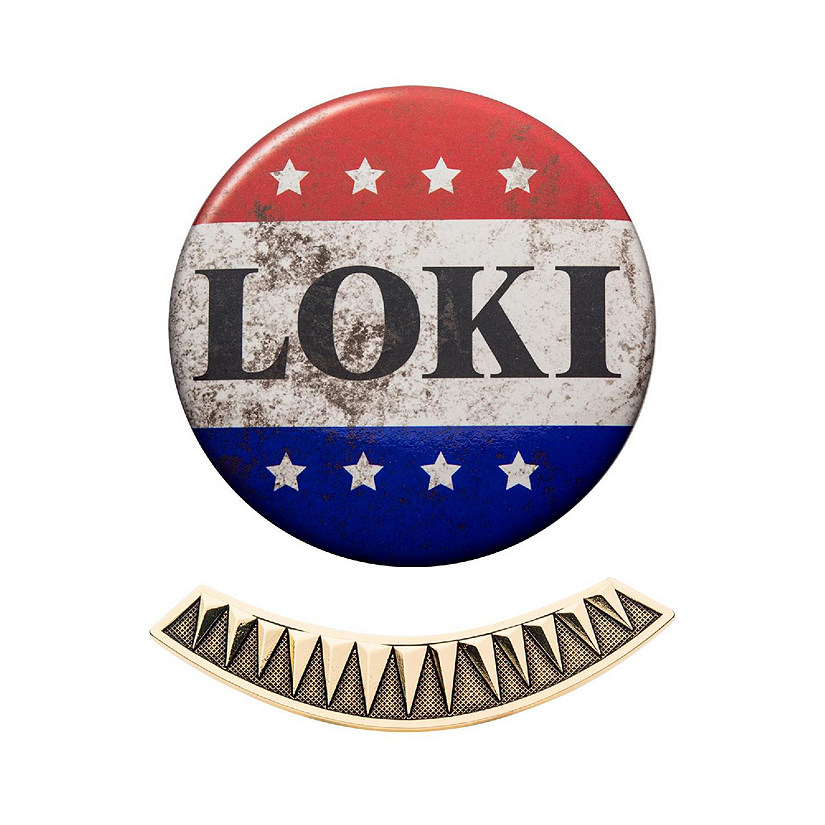 Marvel Loki Replica Campaign Pin and Tie Bar Collector Box Set Image