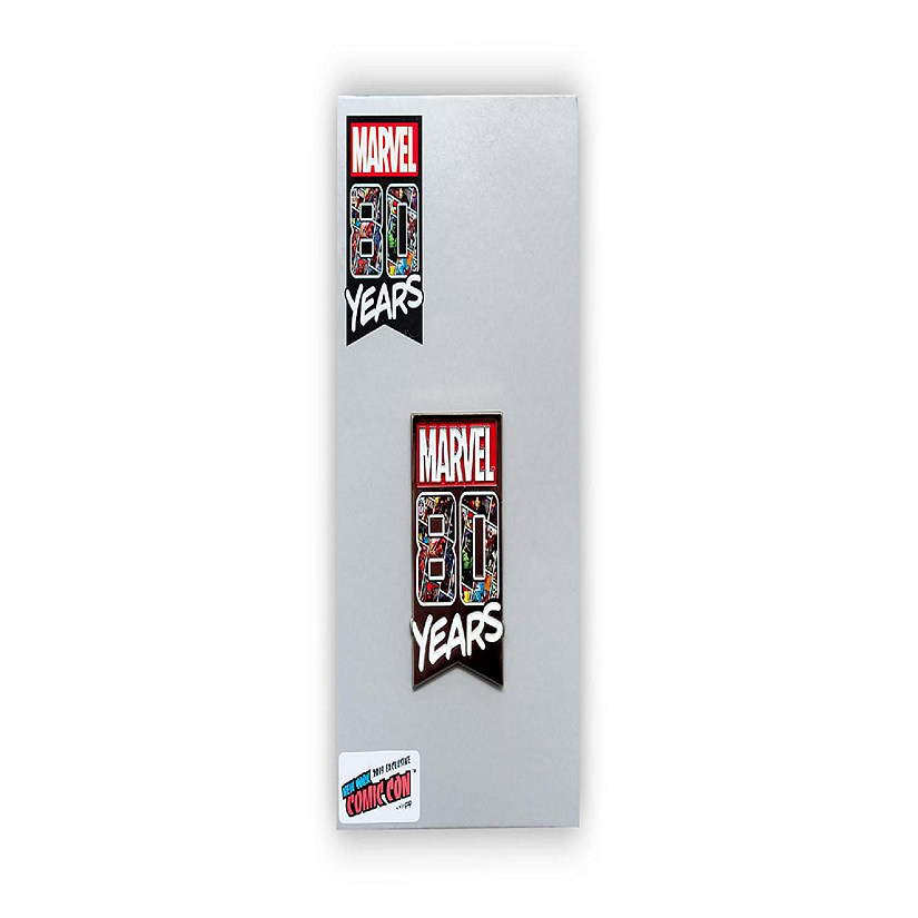 Marvel Official 80 Years Exclusive Enamel Collectible Pin  Measures 2 Inches Image