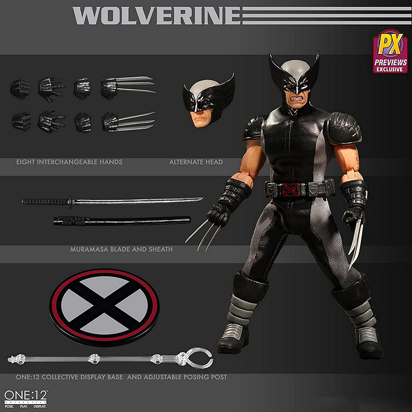 Marvel One:12 Collective 6" X-Force Wolverine Action Figure, Previews Exclusive Image
