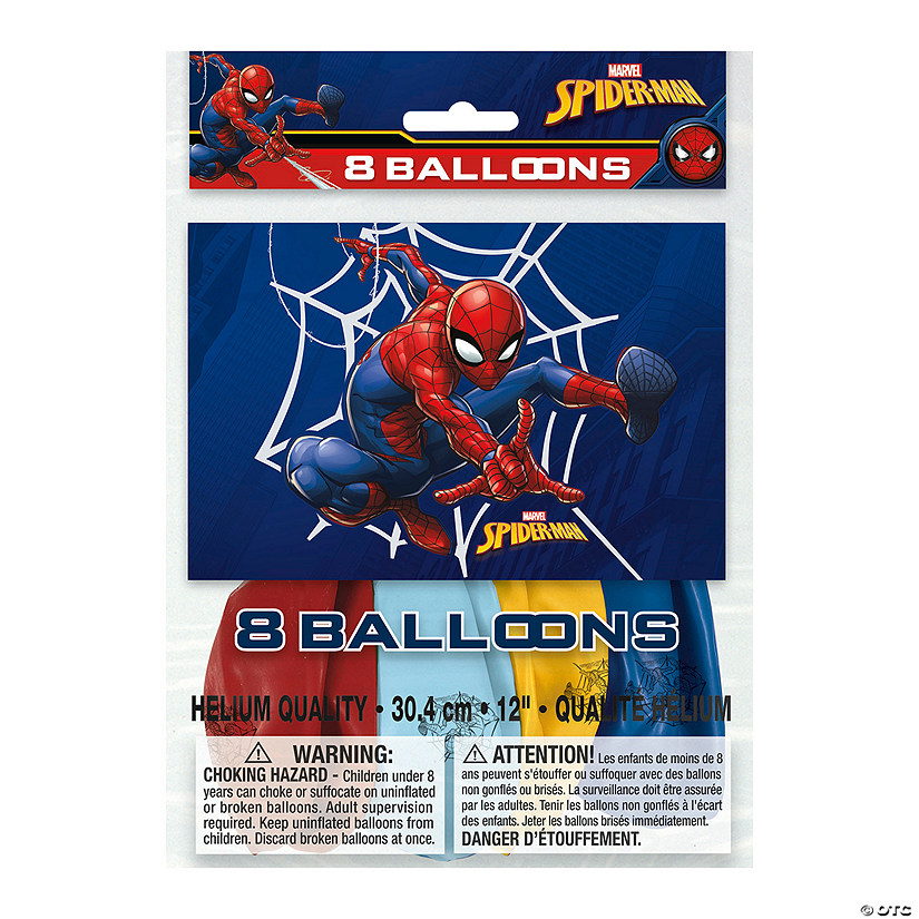 Marvel&#8217;s Spider-Man&#8482; 12" Latex Balloons - 8 Pc. Image