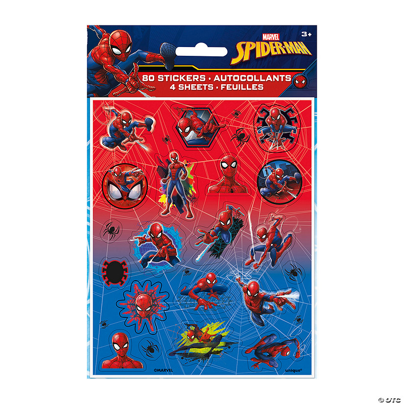 Marvel&amp;#8217;s Spider-Man&amp;#8482; Sticker Sheets - 4 Pc. Image