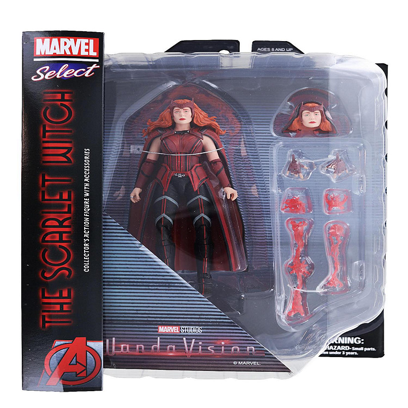 Marvel Select Scarlet Witch WandaVision Disney+ Series Diamond