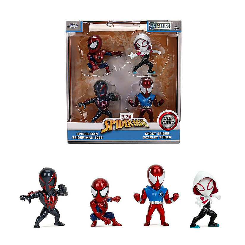 Marvel Spider-Man 2.5 Inch MetalFigs 4-Pack Image