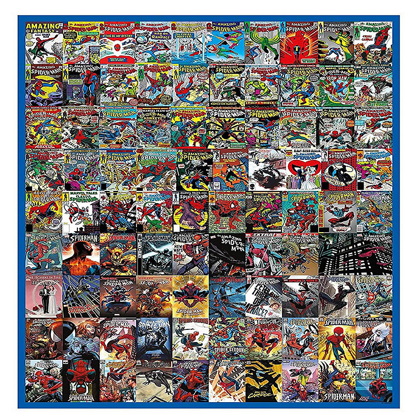 Marvel Spider-Man Covers 1000 Piece Jigsaw Puzzle Image