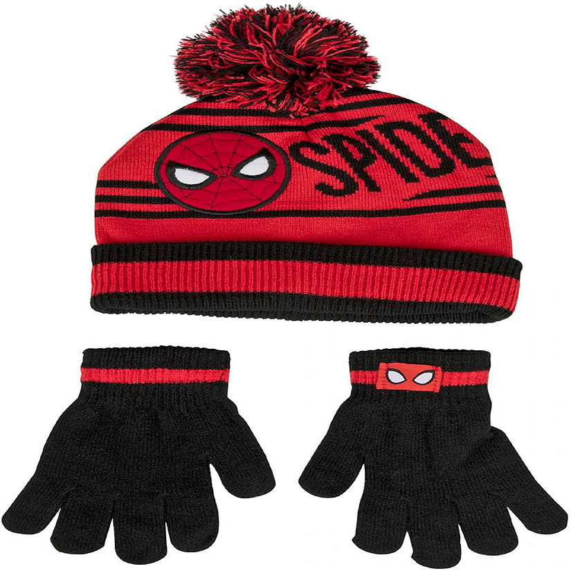 Marvel Spider-Man Kids Winter Beanie & Glove Set | Oriental Trading