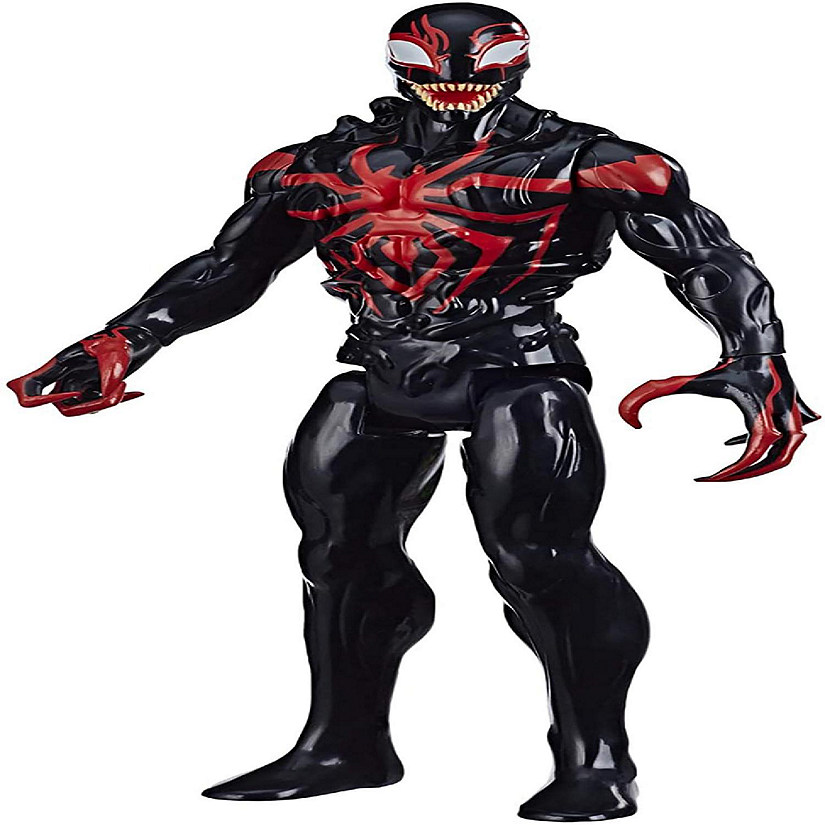 Marvel Spider-Man Maximum Venom 12 Inch Titan Hero Figure  Miles Morales Image