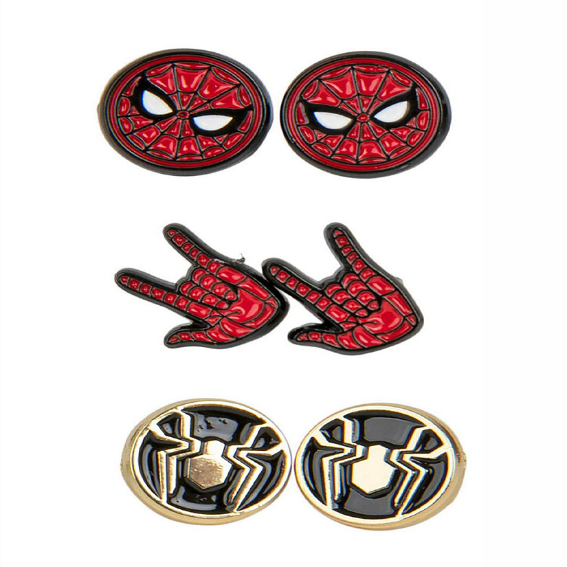 Marvel Spider-Man No Way Home Stud Earring Set of 3 Image