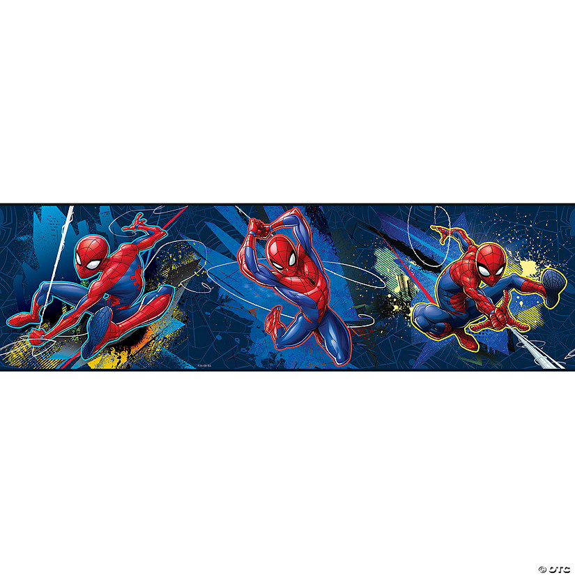 Marvel SpiderMan Peel and Stick Wallpaper Border Oriental Trading