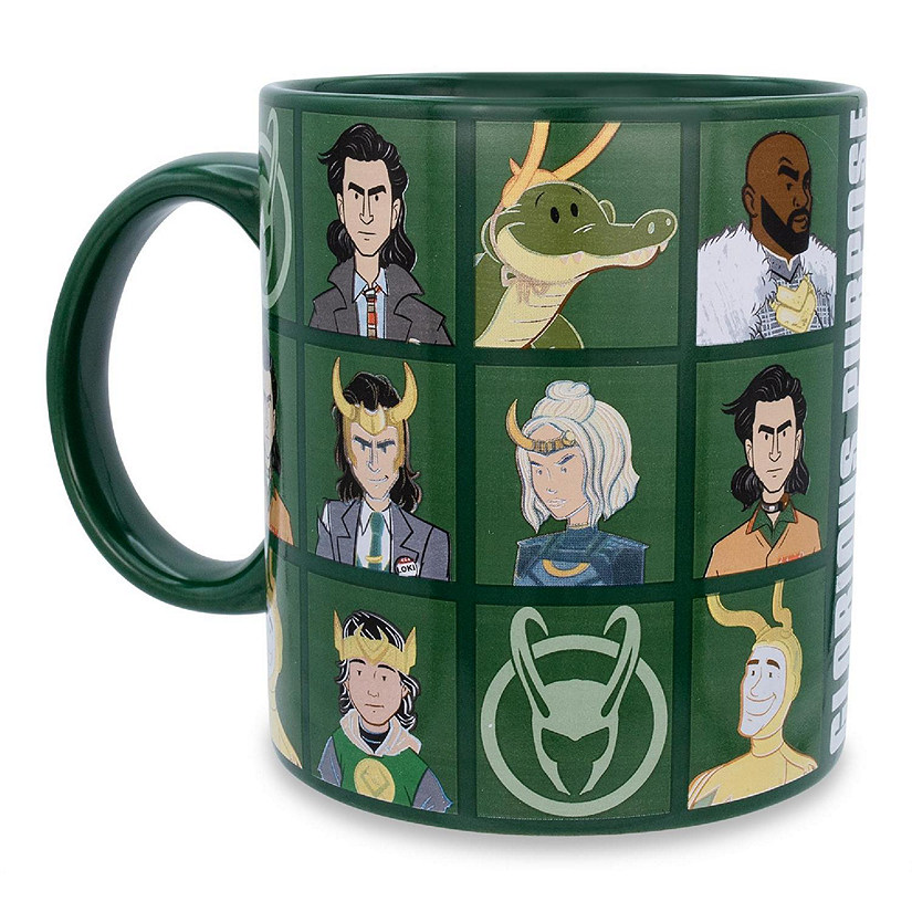 Marvel Studios Loki "Glorious Purpose" Ceramic Mug  Holds 20 Ounces Image