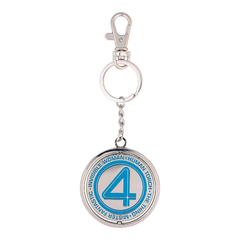 Marvel Studios The Fantastic Four: First Steps Spinning Enamel Keychain Image