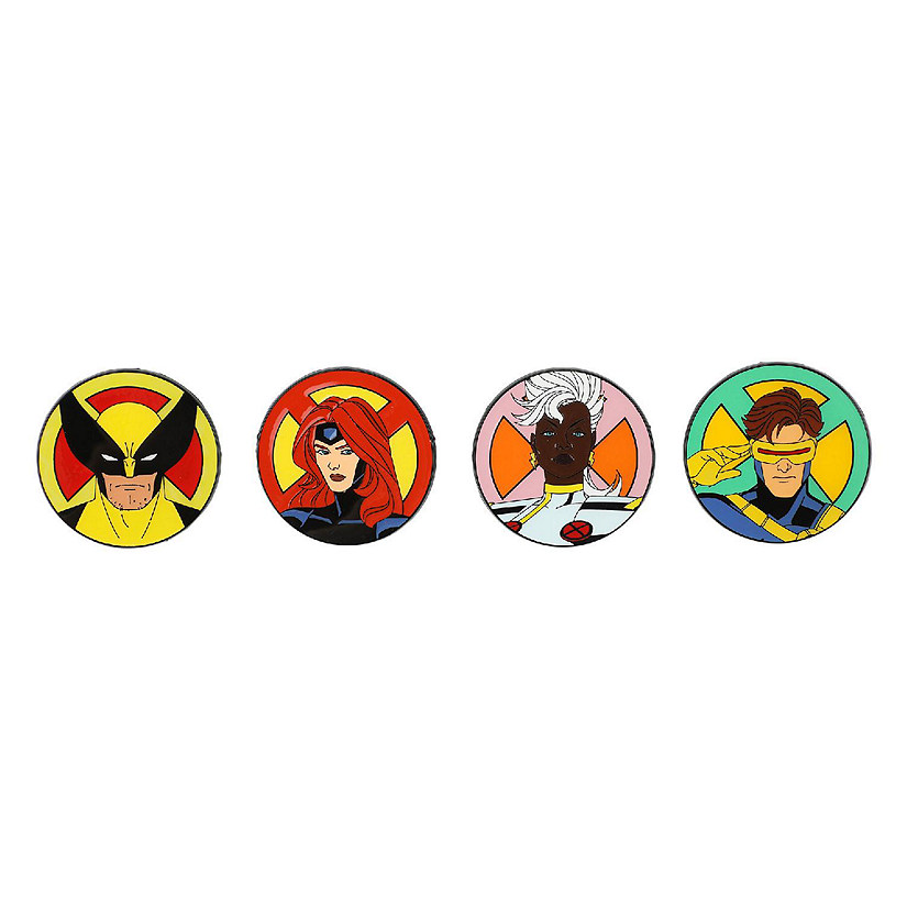 Marvel X-Men '97 Characters 4-Pack Lapel Pin Set Image