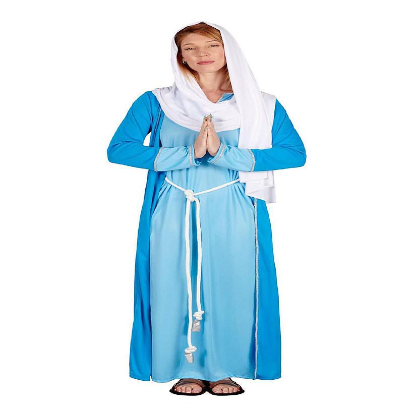 Mary Adult Biblical Costume  One Size Image