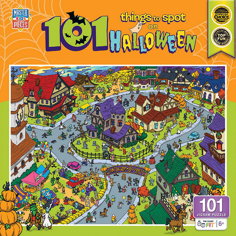 MasterPieces 101 Things to Spot on Halloween - 101 Piece Jigsaw Puzzle Image