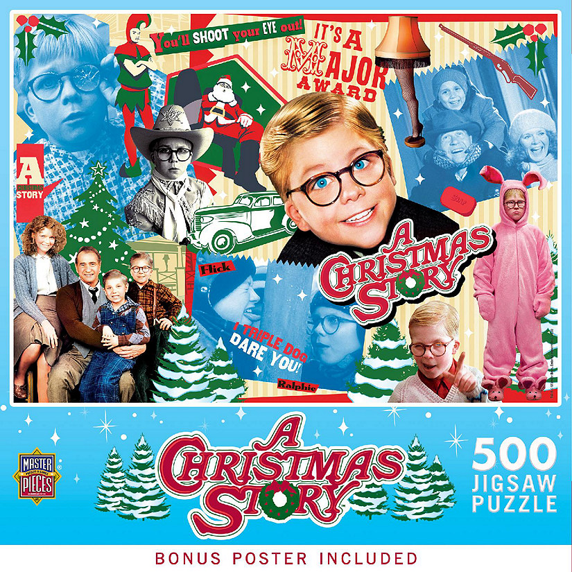 MasterPieces A Christmas Story - 500 Piece Jigsaw Puzzle for Adults Image