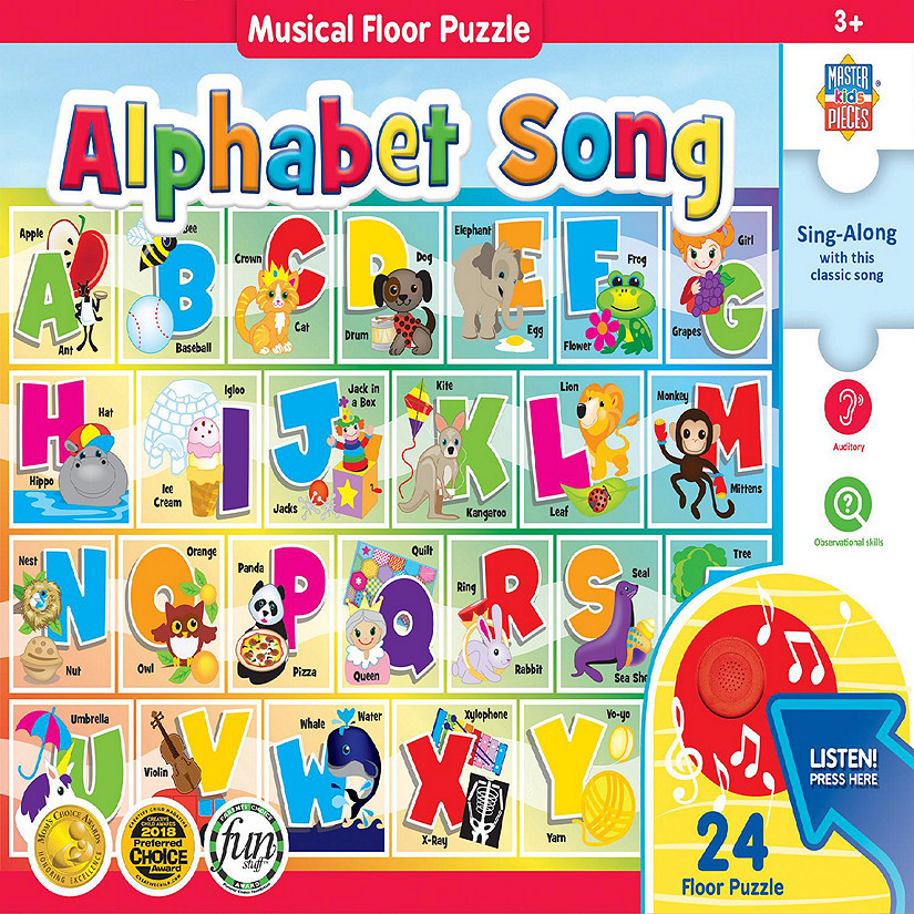MasterPieces Alphabet Song - 24 Piece Musical Floor Jigsaw Puzzle Image