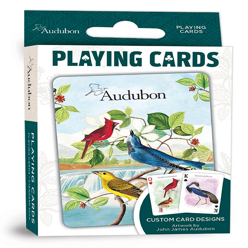 MasterPieces Audubon Playing Cards - 54 Card Deck for Adults Image
