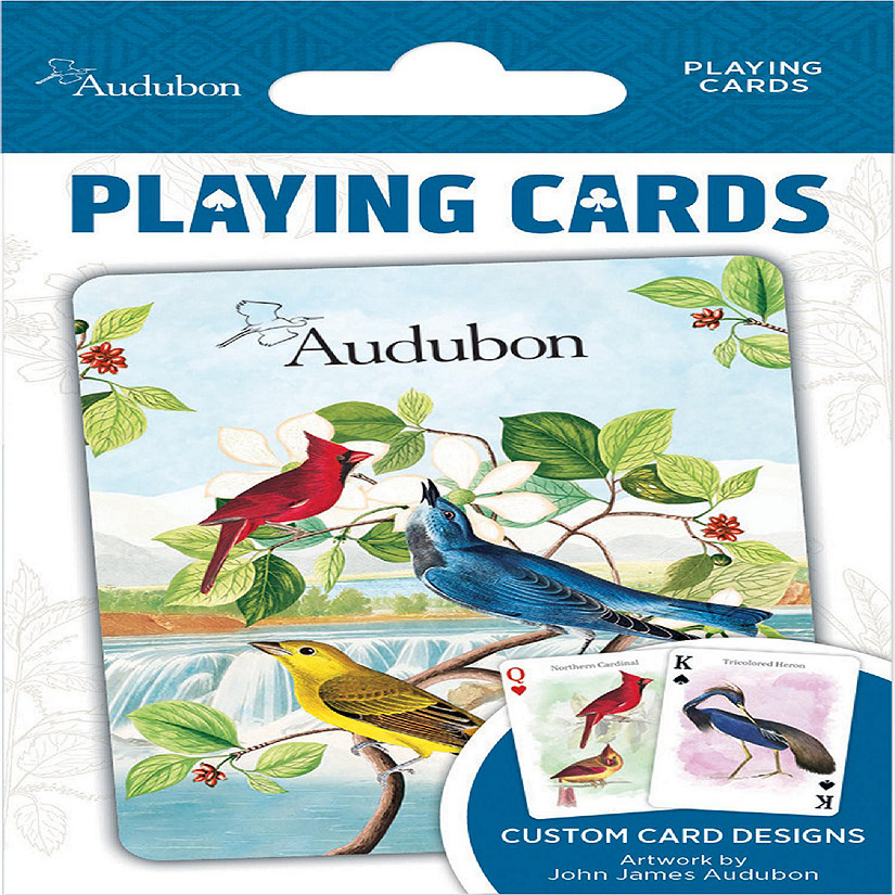 MasterPieces Audubon Playing Cards - 54 Card Deck for Adults Image