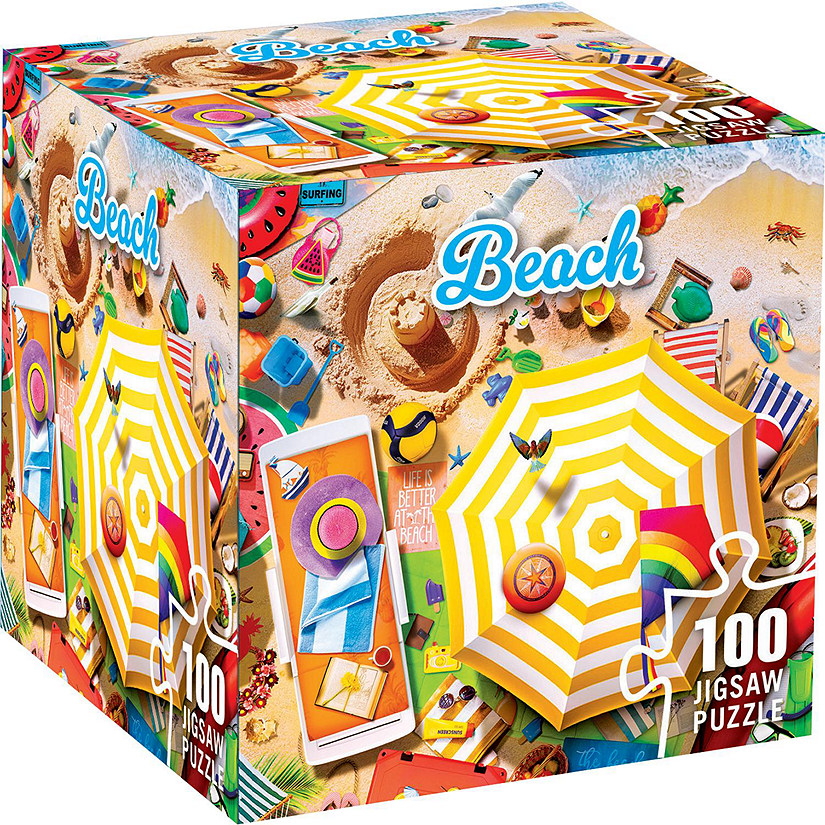 MasterPieces - Beach 100 Piece Jigsaw Puzzle for kids Image