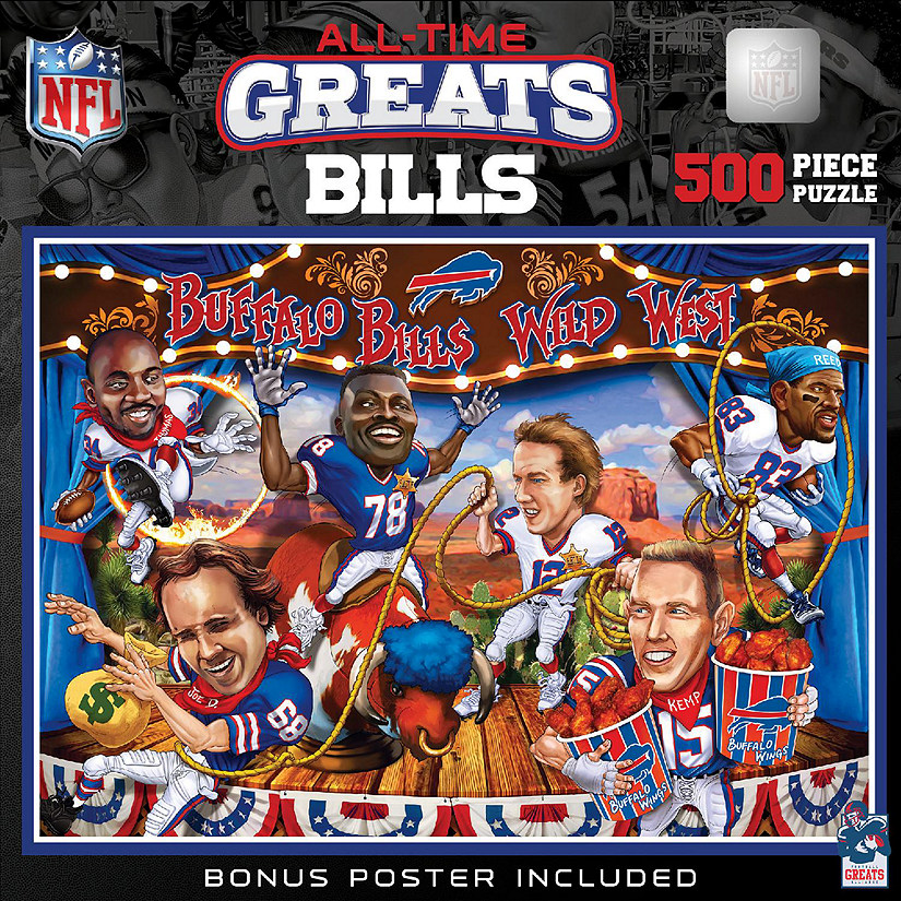 MasterPieces Buffalo Bills AllTime Greats 500 Piece