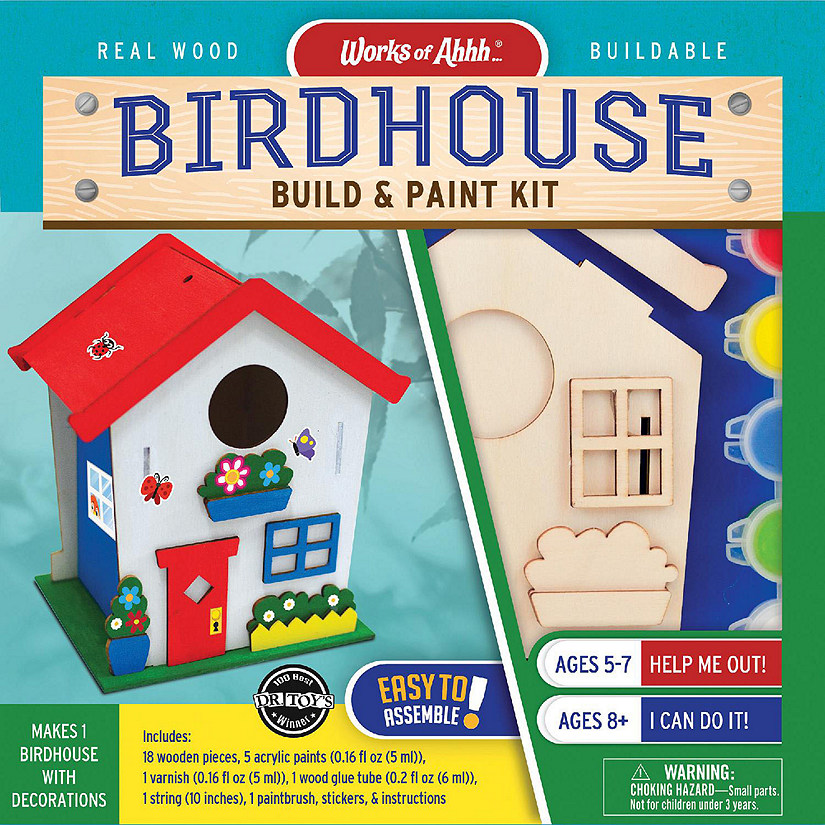 MasterPieces Buildable Birdhouse | Oriental Trading