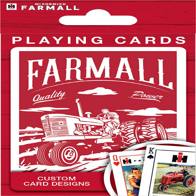 MasterPieces Case IH - Farmall Playing Cards - 54 Card Deck Image