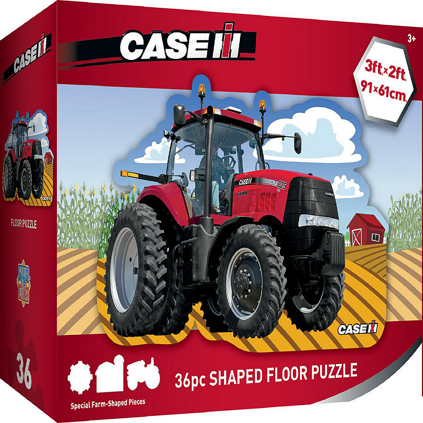 MasterPieces Case IH - Tractor 36 Piece Floor Jigsaw Puzzle for kids Image