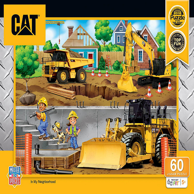 MasterPieces CAT - In My Neighborhood 60 Piece Jigsaw Puzzle Image