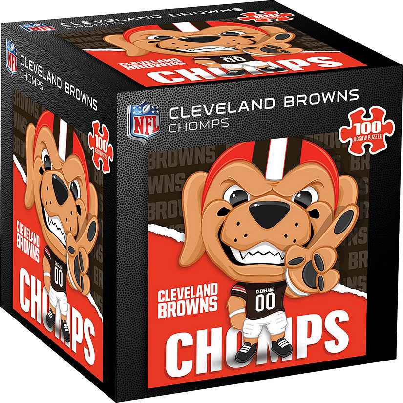 MasterPieces Chomps - Cleveland Browns Mascot 100 Piece Jigsaw Puzzle Image