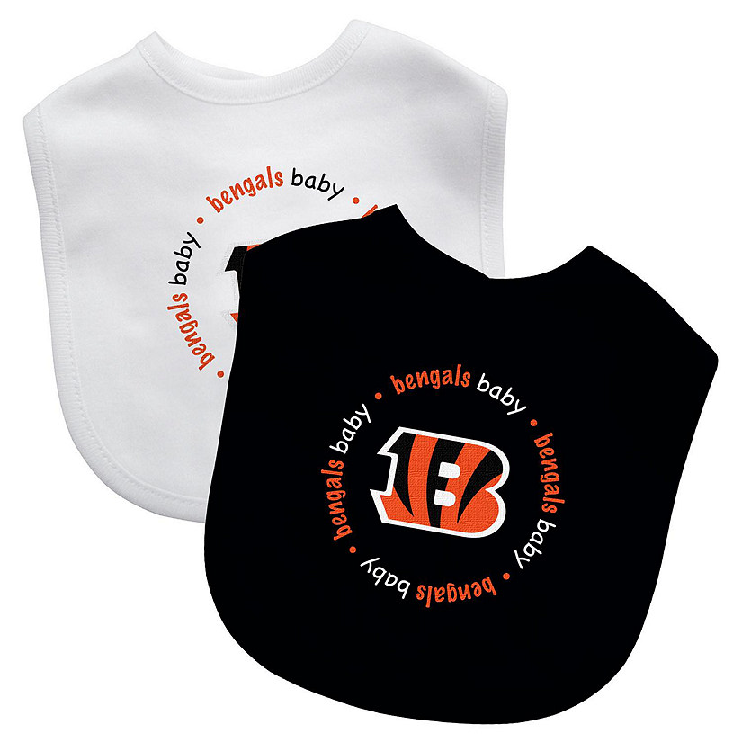 Masterpieces Cincinnati Bengals - Baby Bibs 2-Pack