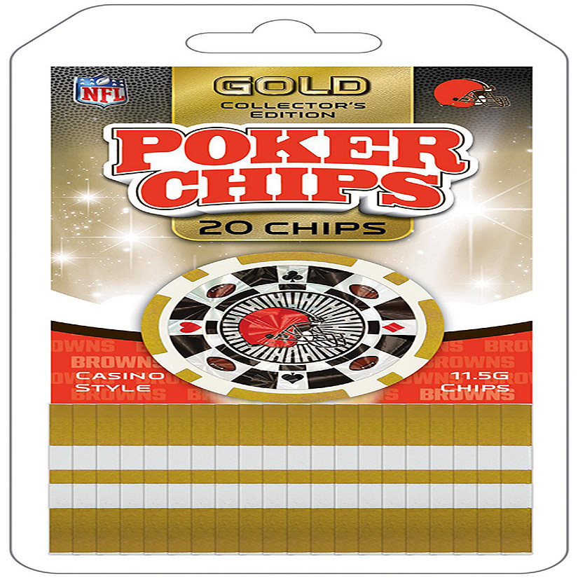 Cleveland Browns 20 Piece NFL Poker Chips