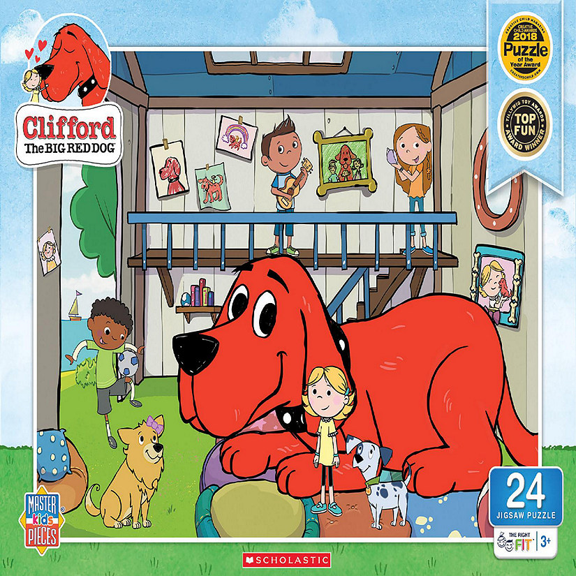 MasterPieces Clifford - Doghouse 24 Piece Jigsaw Puzzle for Kids Image