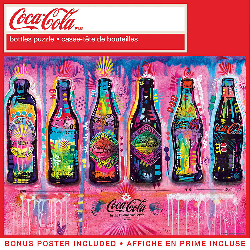 MasterPieces Coca-Cola - Bottles 300 Piece EZ Grip Jigsaw Puzzle Image