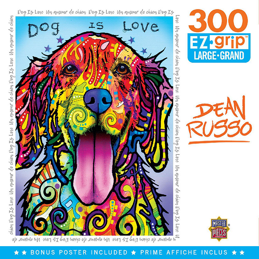 MasterPieces Dean Russo - Dog is Love 300 Piece EZ Grip Jigsaw Puzzle Image