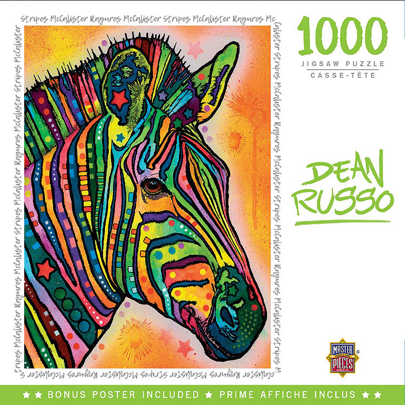 MasterPieces Dean Russo - Stripes McCalister 1000 Piece Jigsaw Puzzle Image