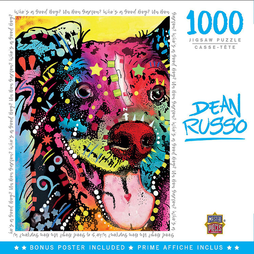 MasterPieces Dean Russo - Who's A Good Boy? 1000 Piece Jigsaw Puzzle Image
