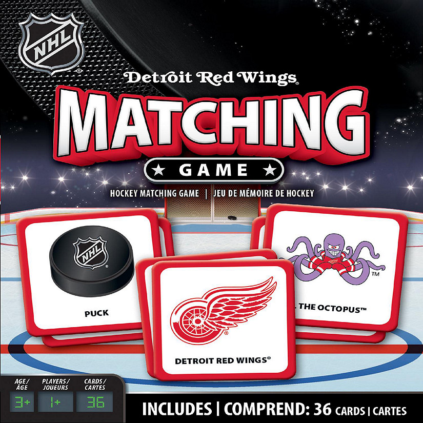 MasterPieces Detroit Red Wings Matching Game Oriental Trading
