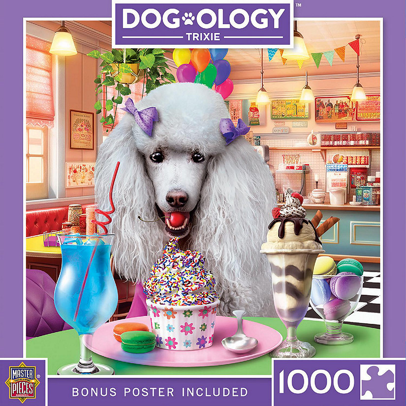 MasterPieces Dogology - Trixie 1000 Piece Jigsaw Puzzle for Adults Image