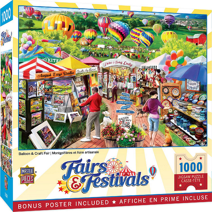 MasterPieces Fairs & Festivals - Balloon & Craft Fair 1000 Piece Puzzle Image